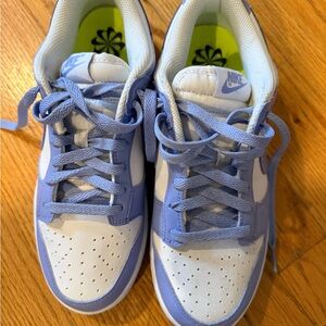 Nike White and Purple Sneakers